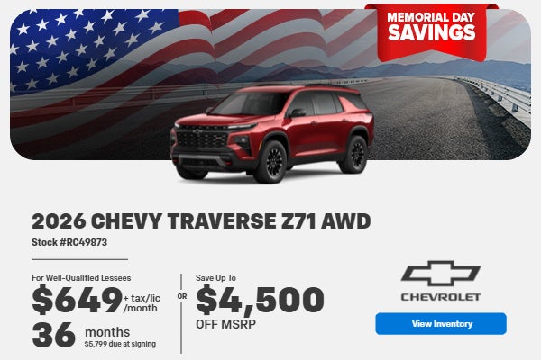 2026 Chevrolet Traverse Z71 AWD