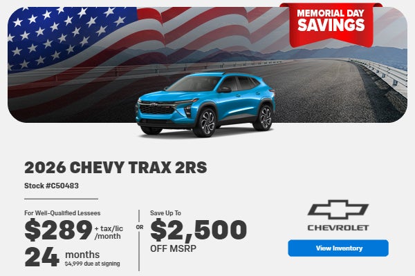 2026 Chevrolet Trax 2RS