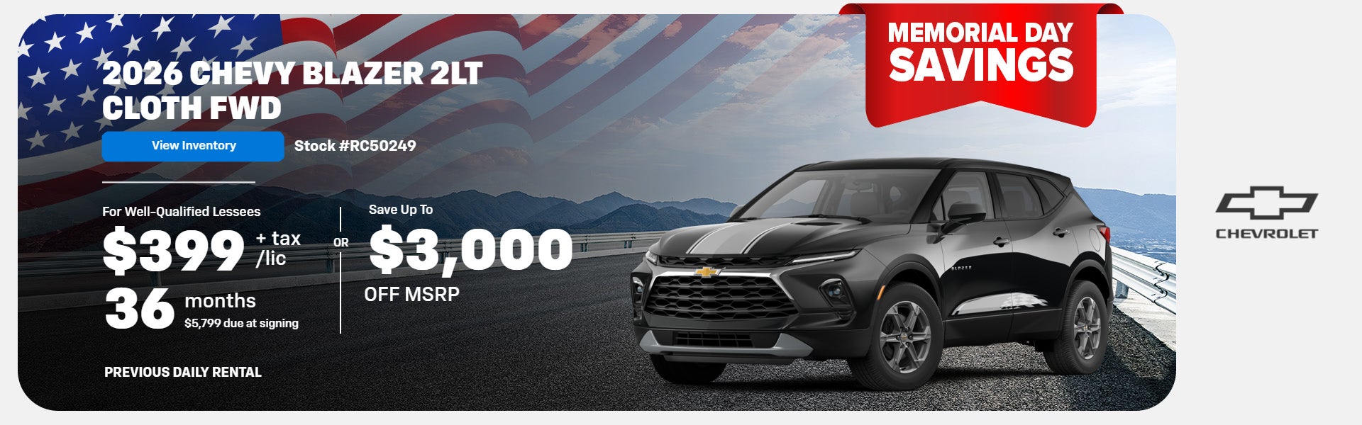 2026 Chevrolet Blazer 2LT Cloth FWD