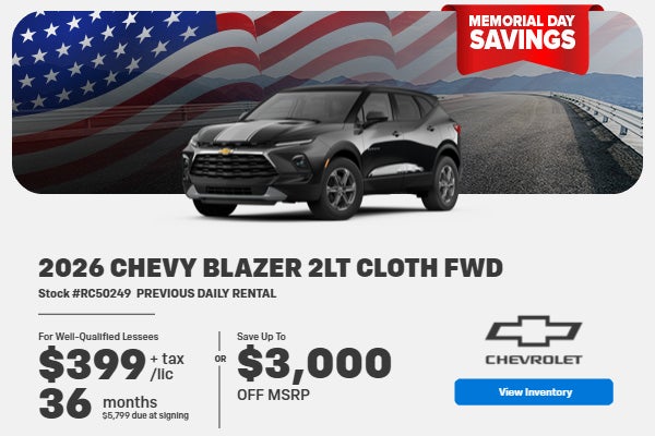 2026 Chevrolet Blazer 2LT Cloth FWD