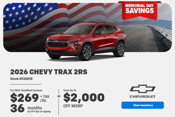 2026 Chevrolet Trax 2RS
