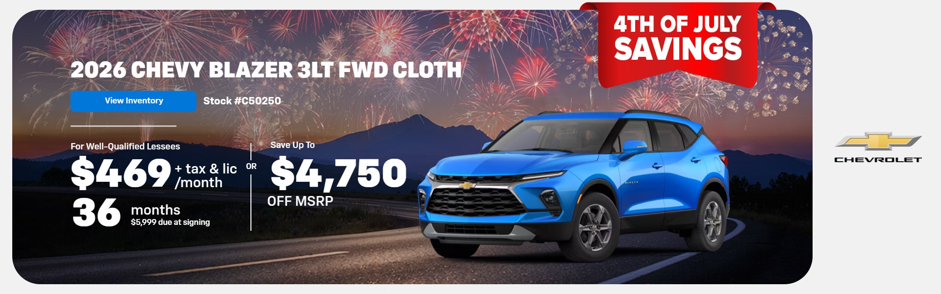 2026 Chevrolet Blazer 3LT Cloth FWD