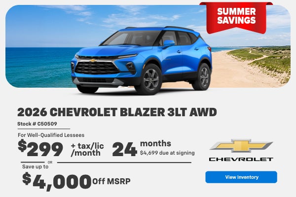 2026 Chevrolet Blazer 3LT AWD