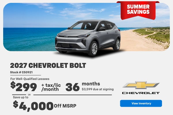 2027 Chevrolet Bolt