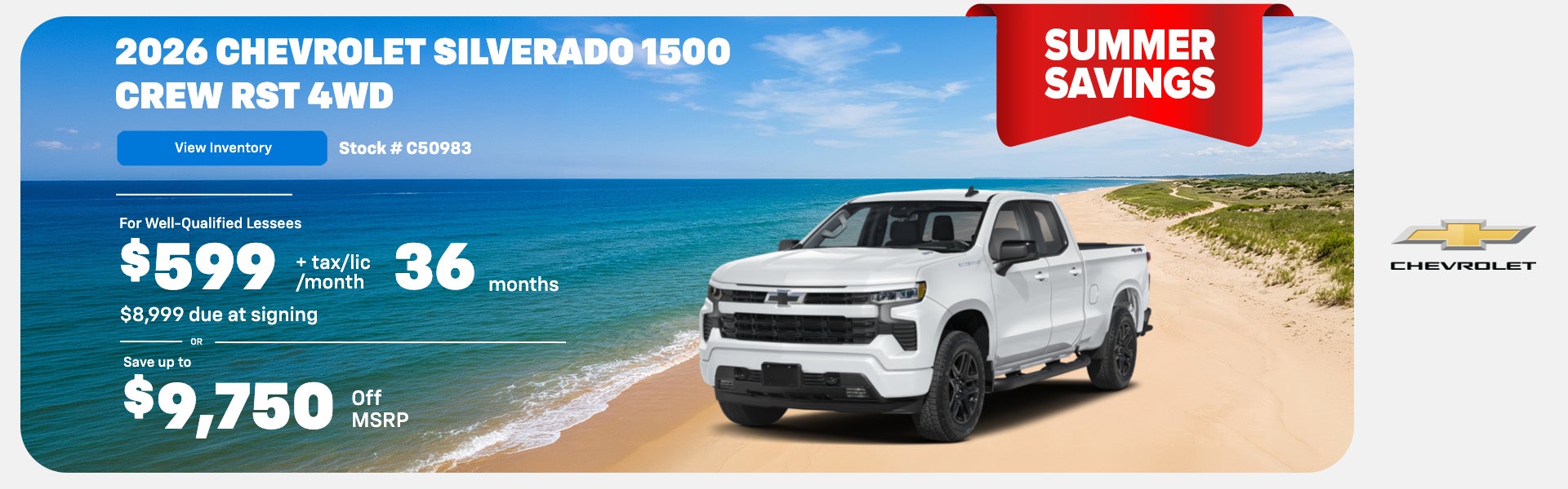 2026 Chevrolet Silverado 1500 Crew RST 4WD