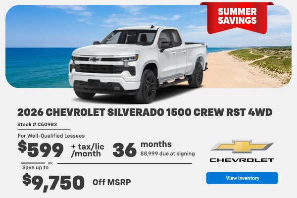 2026 Chevrolet Silverado 1500 Crew RST 4WD