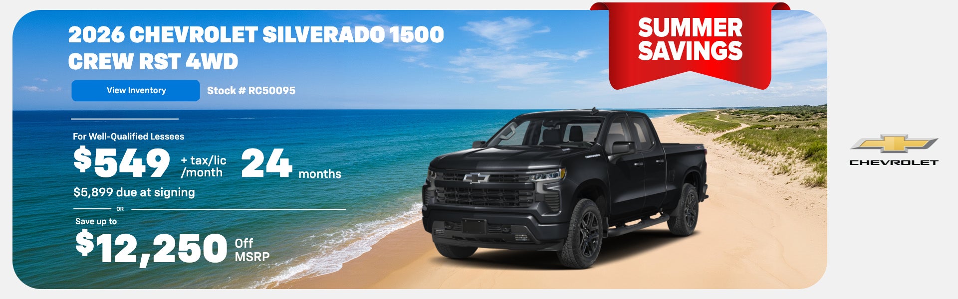 2026 Chevrolet Silverado 1500 Crew RST 4WD