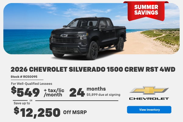 2026 Chevrolet Silverado 1500 Crew RST 4WD