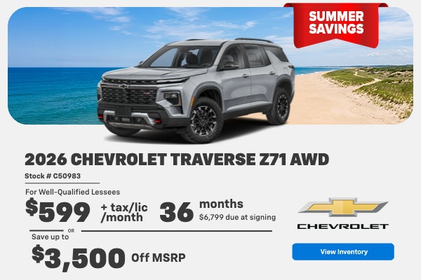 2026 Chevrolet Traverse Z71 AWD