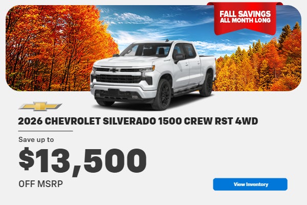 2026 Silverado 1500 Crew RST 4WD
