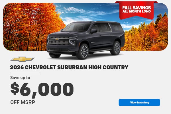 2026 Suburban High Country