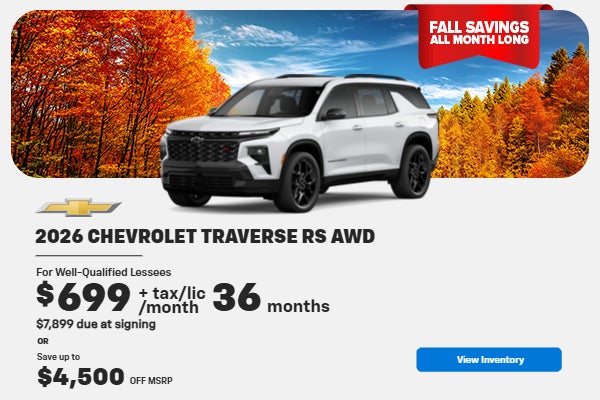 2026 Traverse RS AWD