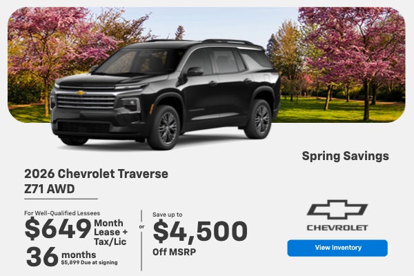 2026 Chevrolet Traverse Z71 AWD