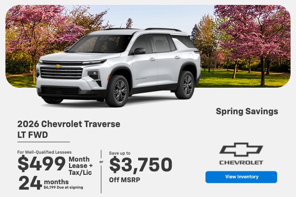 2026 Chevrolet Traverse LT FWD